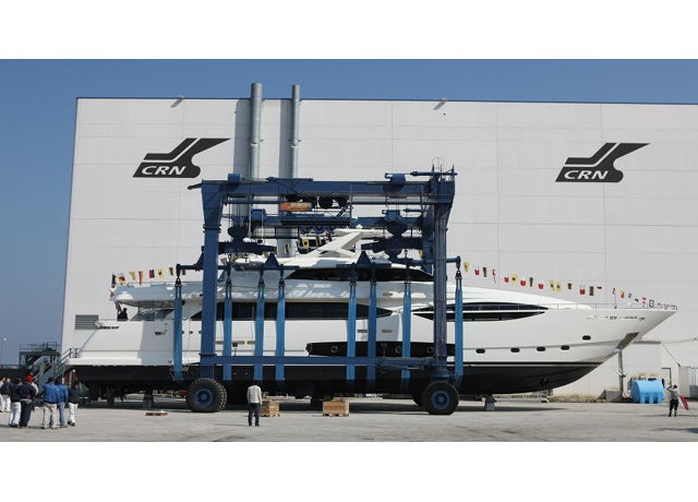 The launch of the fifth hull of Ferretti Custom Line 124’: the brand’s flagship meets with more international success