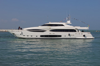 THE FOURTH FERRETTI CUSTOM LINE 124’, THE FIRST IN THE BRAND’S FLAGSHIP LINE TO BE DELIVERED IN TURKEY, HAS BEEN LAUNCHED.