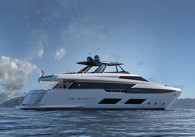 Ferretti Yachts 920: grandeur and beauty.