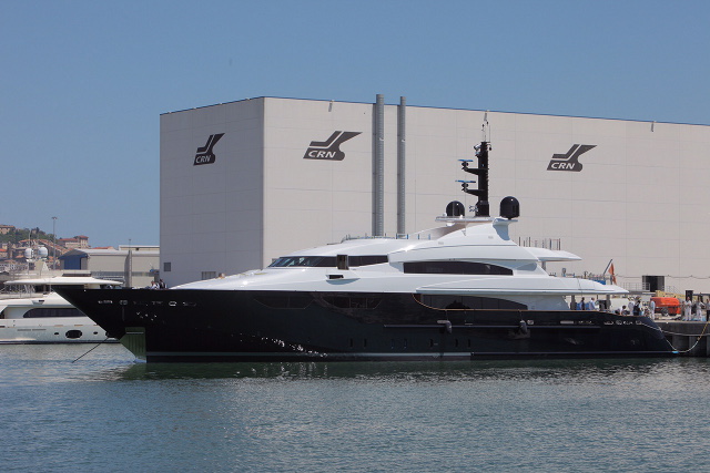New launch for CRN: the 'Eight', the first refit of a CRN yacht, is back in the sea