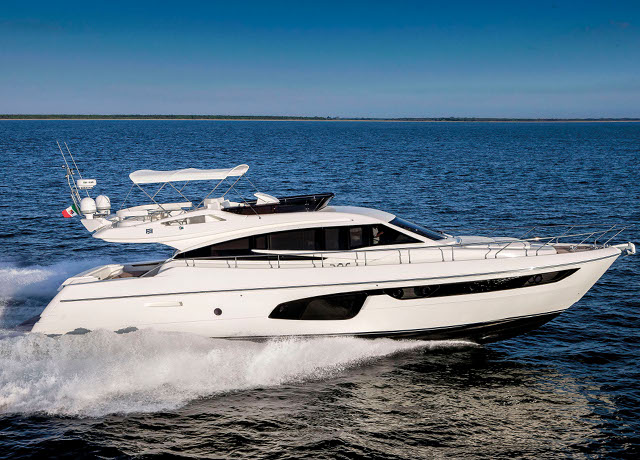 The Ferretti Yachts 650 makes its debut at the Cannes Yachting Festival 2014