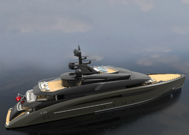 CRN unveils the concept of its new 62-metre yacht, currently under construction