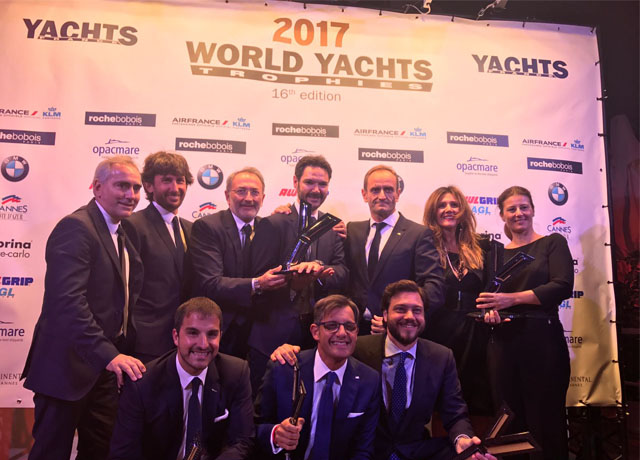 法拉帝集团赢得5座“2017世界游艇大奖” 成为“年度最佳船厂”