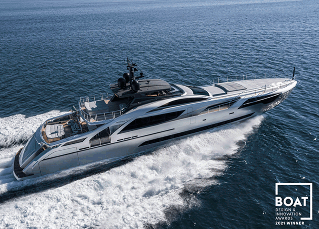 Double triumph for Ferretti Group at the Boat International Design & Innovation Awards 2021.<br />
 