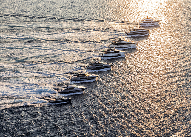 Ferretti Group at the Palm Beach International Boat Show 2022 with its fleet of wonders.<br />
 