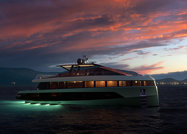 Defining a new paradigm: Wally reveals details of wallywhy150 yacht.<br />
 
