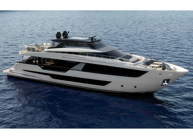 Ferretti Yachts 1000 Skydeck: make room for the sky.<br />
 