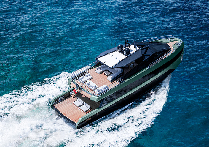 Further ahead: Wally presents the all-new wallywhy150 at the Venice Boat Show 2023.<br />
 