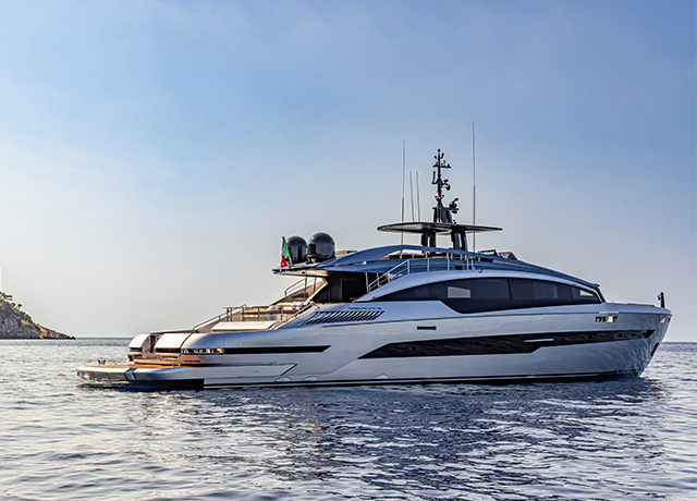 Pershing GTX116: sporty by nature and extraordinarily liveable. <br />
 