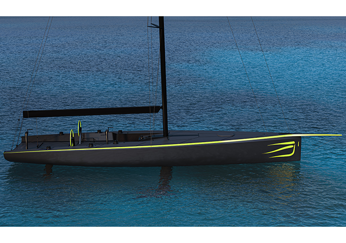 Wally unveils one-design rating-buster race model: the wallyrocket51.<br />
 