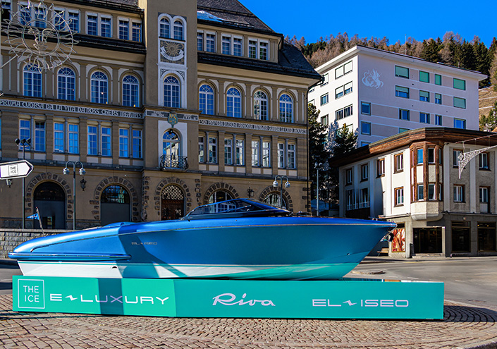 Riva at The I.C.E. St. Moritz - International Concours of Elegance 2024.<br />
 
