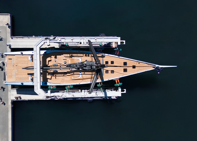 Performance and comfort: the first wallywind110 to debut at the Monaco Yacht Show 2024.<br />
 
