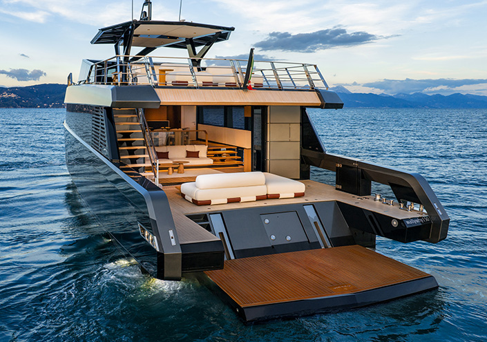 Wally Live Days 2026: wallywhy150 with new interior layout option debuts in Rapallo alongside the Wally range at sea.<br />
 