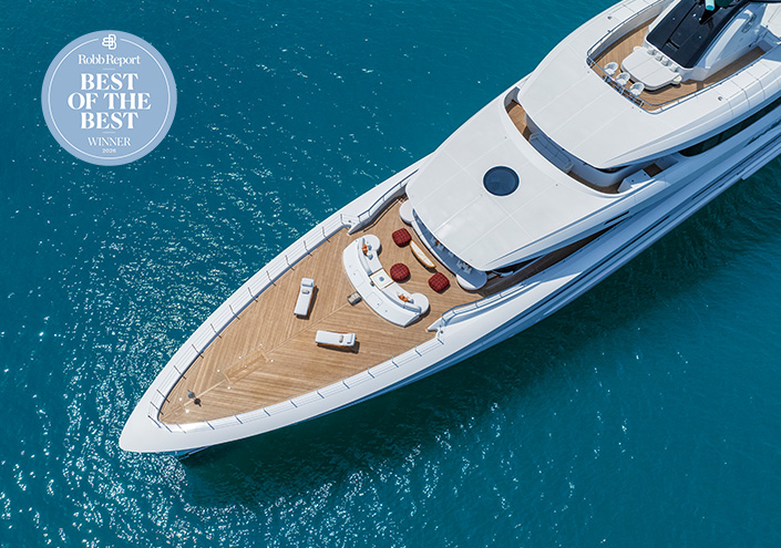 <p>CRN wins Robb Report’s “Best of the Best” 2026 award with M/Y CRN 67m Amor à Vida.