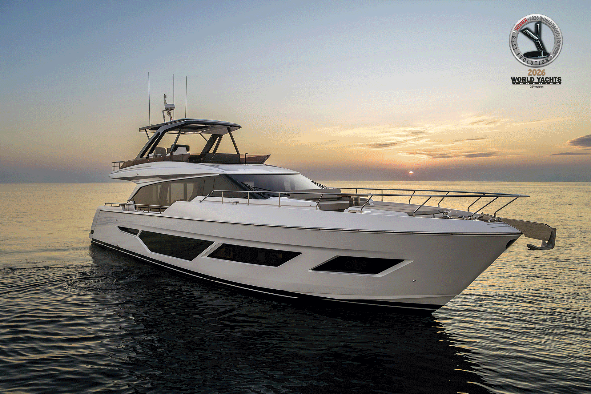 Ferretti Group takes centre stage at the 2026 World Yachts Trophies, with five models on the podium at one of the most prestigious awards events in the international yachting industry.<br />
 
